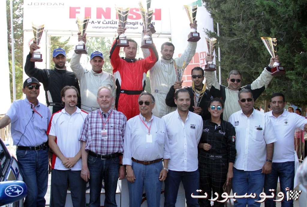 خالد جمعة يفوز بالجولة الثالث من بطولة الأردن للراليات